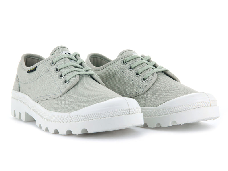 Men's Palladium Pallabrousse Oxford Low Tops Grey | UAE  TAVNB0128