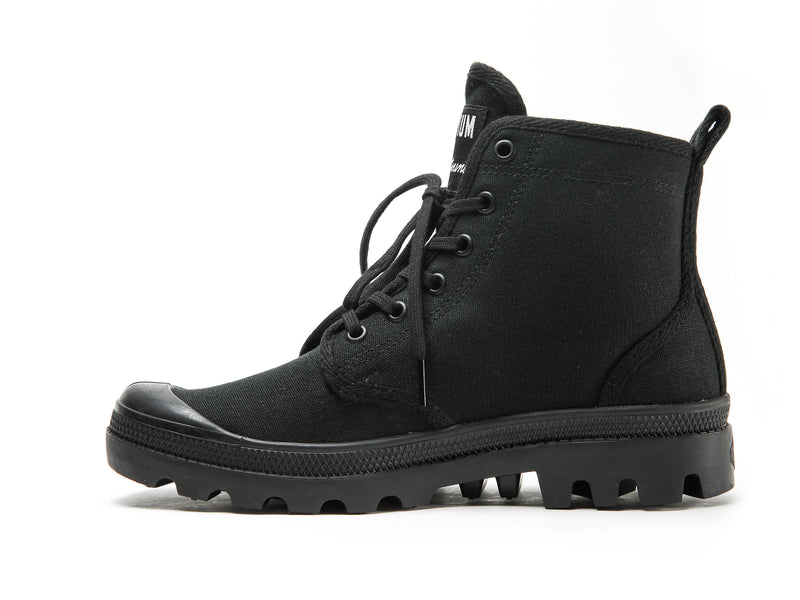 Men's Palladium Pallabrousse X Kitsune Boots Black | UAE  FBVLU0846