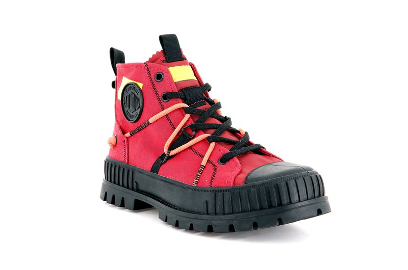 Men's Palladium Pallashock Re-Craft High Tops Red | UAE  OLNXC8074