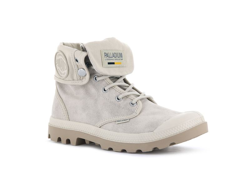 Men's Palladium Pampa Baggy Wax Boots Beige | UAE  JXEML5837