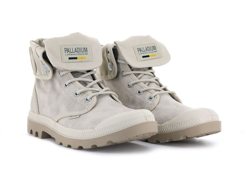 Men's Palladium Pampa Baggy Wax Boots Beige | UAE  JXEML5837