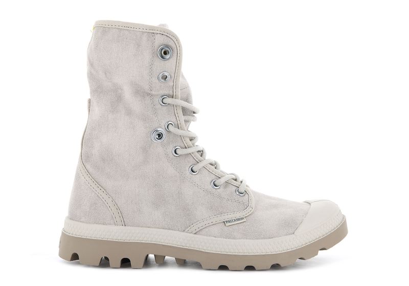 Men's Palladium Pampa Baggy Wax Boots Beige | UAE  JXEML5837