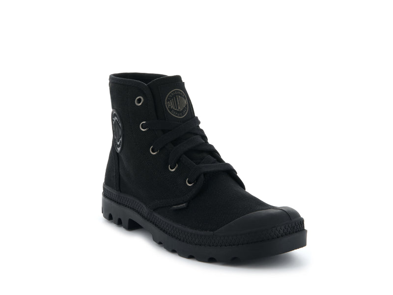 Men's Palladium Pampa Hi Boots Black | UAE  GXLOZ8734