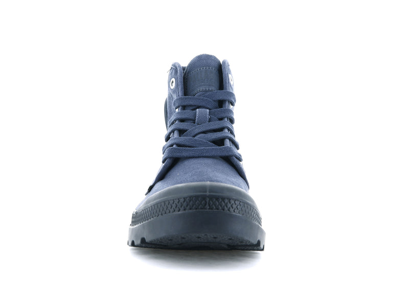 Men's Palladium Pampa Hi Boots Blue | UAE  BNLZO5810