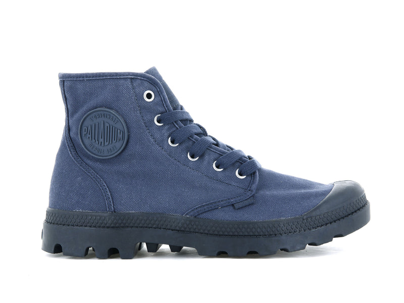 Men\'s Palladium Pampa Hi Boots Blue | UAE  BNLZO5810