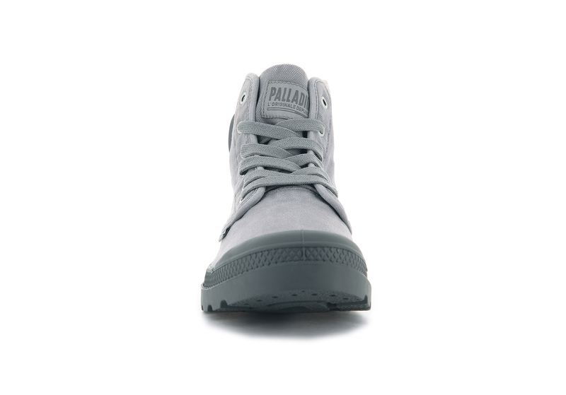 Men's Palladium Pampa Hi High Tops Grey | UAE  ILGOU8137