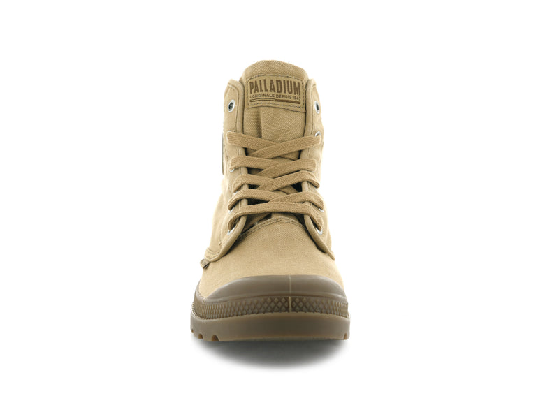 Men's Palladium Pampa Hi High Tops Olive | UAE  LDGTO9821