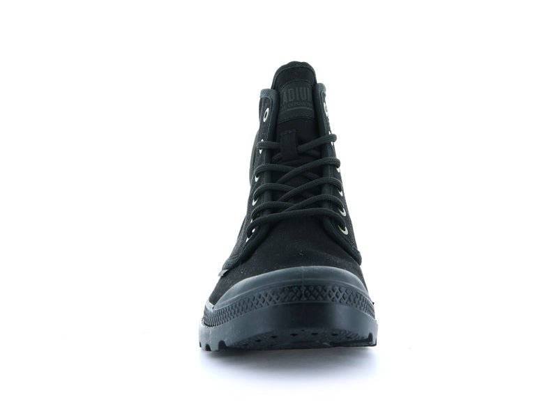 Men's Palladium Pampa Hi Htg Supply Boots Black | UAE  FCGTR7689