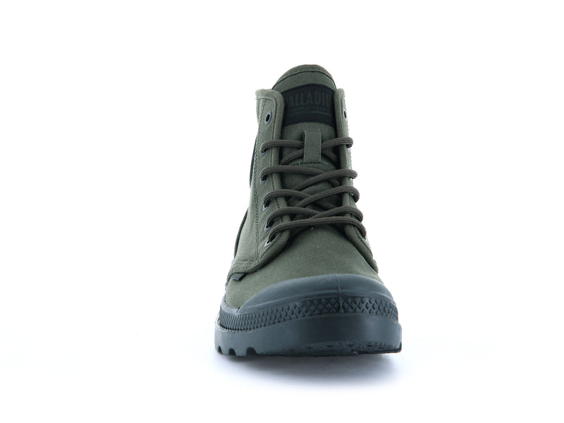 Men's Palladium Pampa Hi Htg Supply High Tops Green | UAE  UNXDV8375