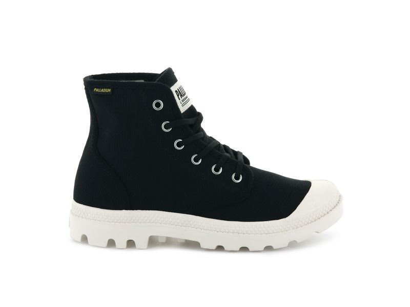 Men\'s Palladium Pampa Hi Originale Boots Black | UAE  GAJMN2763