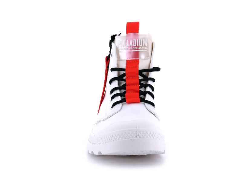 Men's Palladium Pampa Hi Ticket To Earth High Tops White | UAE  JGAVD8795