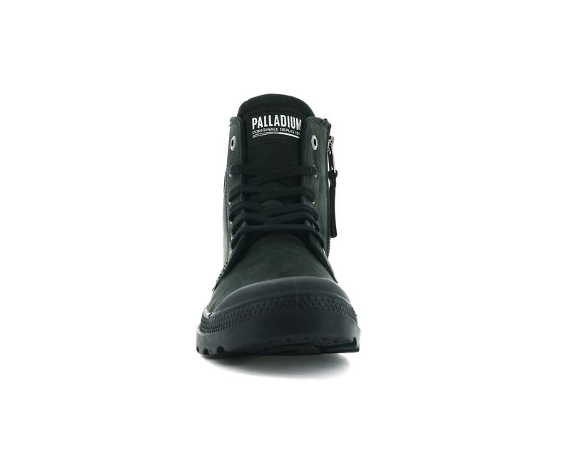 Men's Palladium Pampa Hi Zip Nbk Boots Black | UAE  EIKLH3741