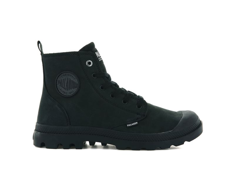 Men\'s Palladium Pampa Hi Zip Nbk Boots Black | UAE  EIKLH3741