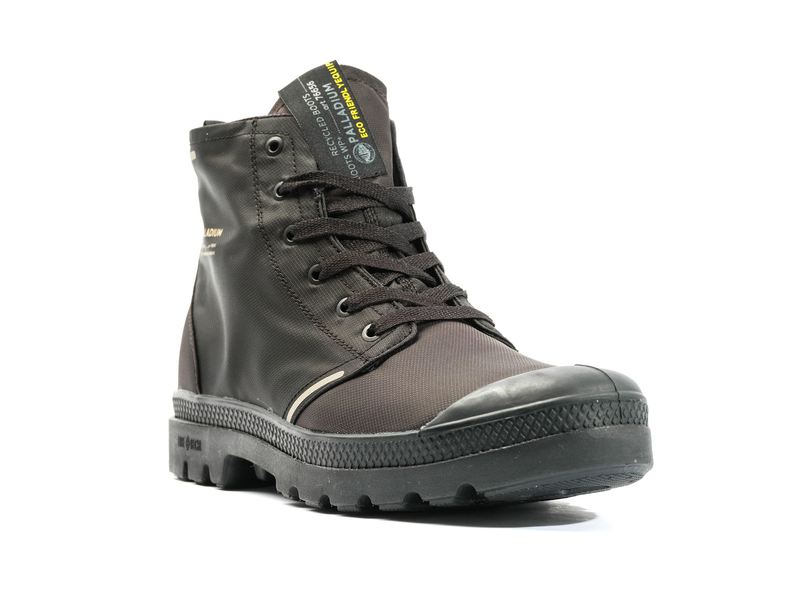 Men's Palladium Pampa Lite+ Recycle Wp+ High Tops Black | UAE  CHQFG3652