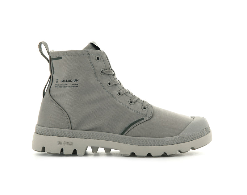 Men\'s Palladium Pampa Lite+ Recycle Wp+ Boots Grey | UAE  DYURW9738