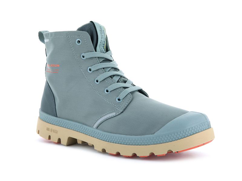 Men's Palladium Pampa Lite+ Recycle Wp+ High Tops Blue | UAE  TUBDE6209