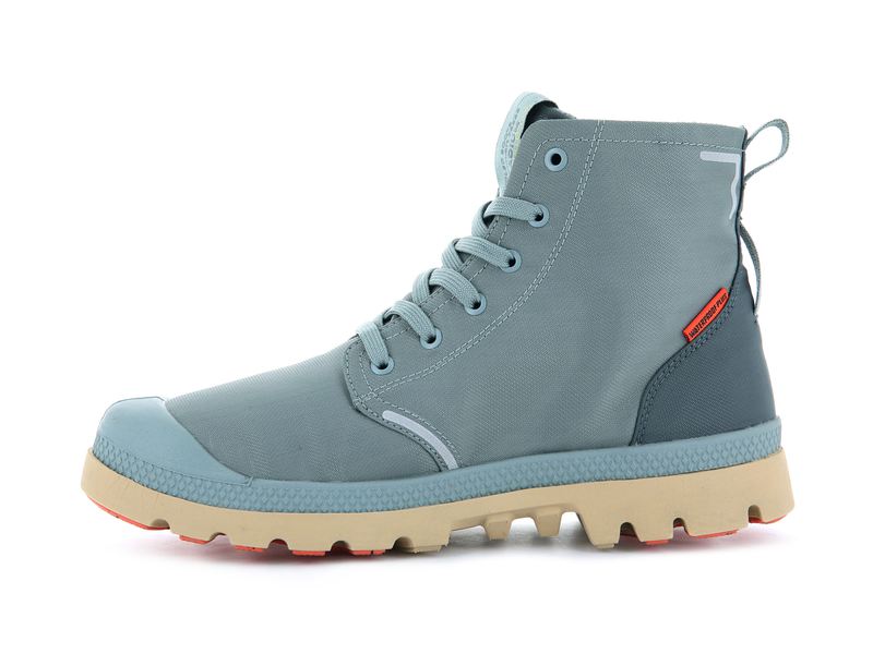 Men's Palladium Pampa Lite+ Recycle Wp+ High Tops Blue | UAE  TUBDE6209