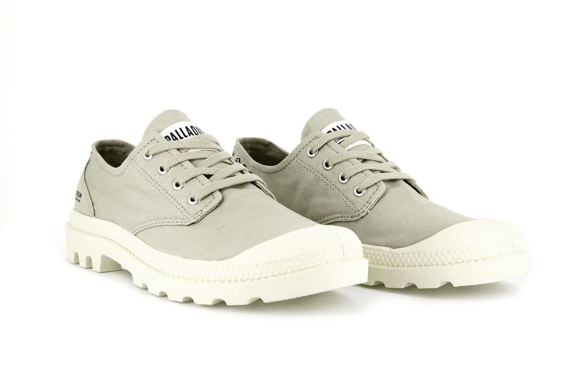 Men's Palladium Pampa Oxford Organic Ii Low Tops Grey | UAE  XZSFG1094