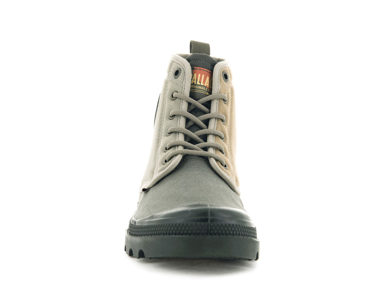 Men's Palladium Pampa Shade 75th Boots Olive | UAE  WYGLH4539