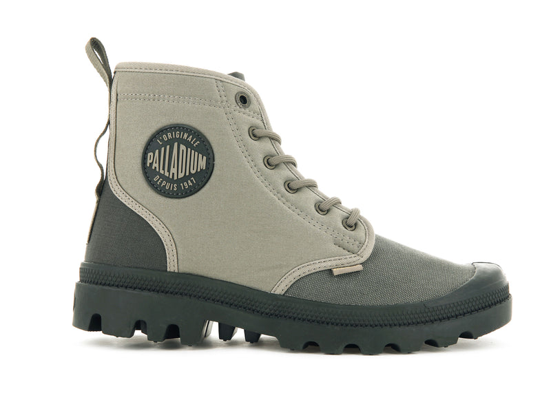 Men\'s Palladium Pampa Shade 75th Boots Olive | UAE  WYGLH4539