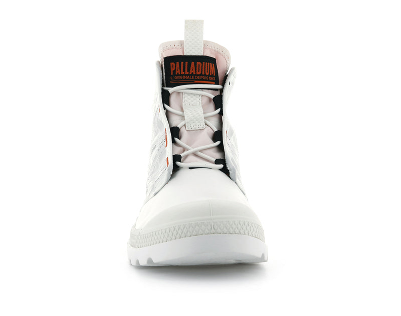 Men's Palladium Pampa Travel Lite High Tops White | UAE  IEPSN2658