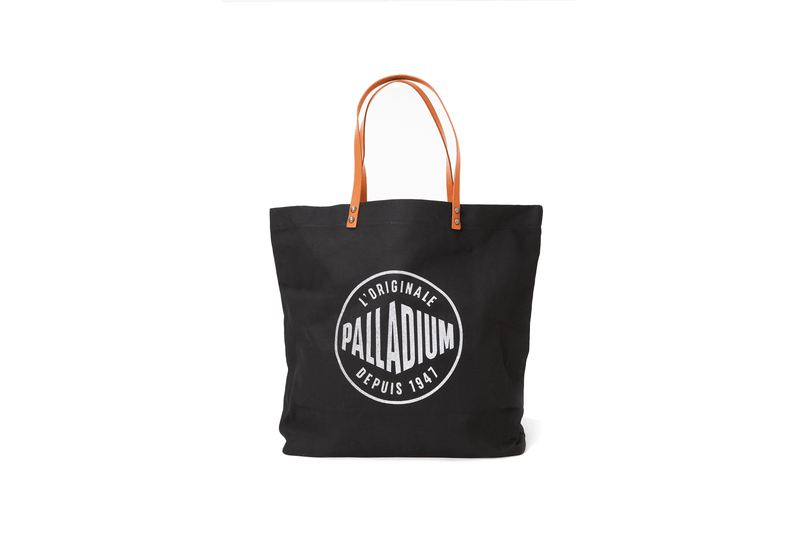 Men's Palladium Round Logo Tote Bags Black | UAE  UGLDV1863