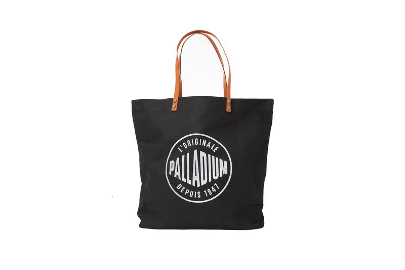 Men\'s Palladium Round Logo Tote Bags Black | UAE  UGLDV1863