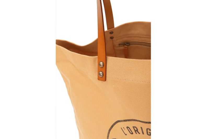 Men's Palladium Round Logo Tote Bags Brown | UAE  KBYNJ3528