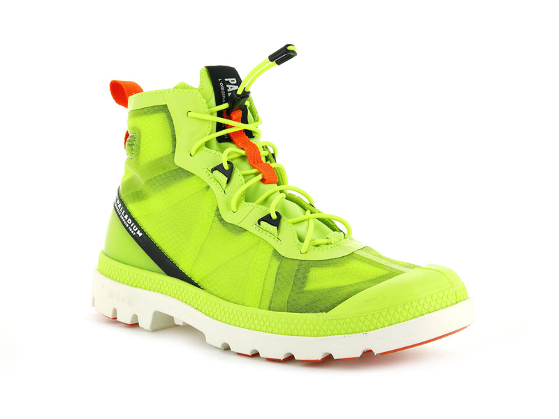 Men's Palladium Travel Lite+ Adventure Boots Green | UAE  ZTWGQ3560