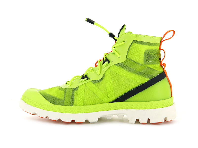 Men's Palladium Travel Lite+ Adventure Boots Green | UAE  ZTWGQ3560