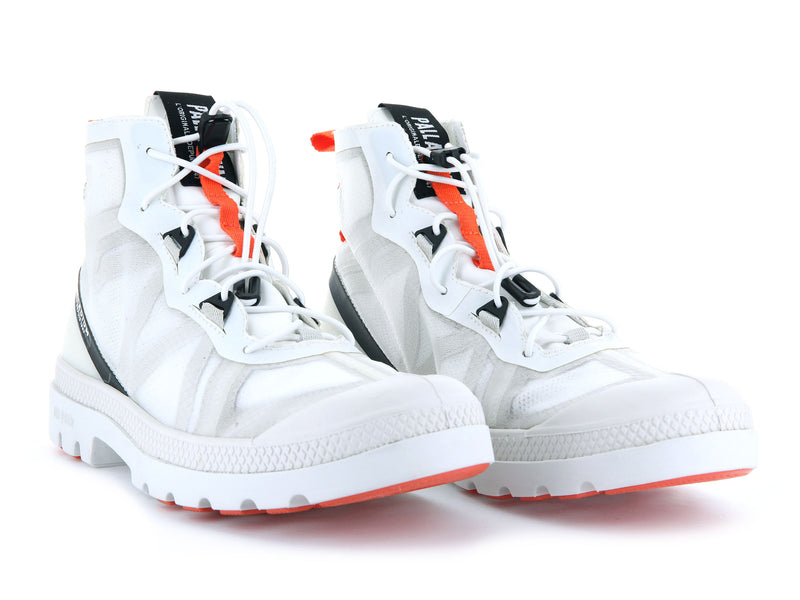 Men's Palladium Travel Lite+ Adventure High Tops White | UAE  TUQNK4390