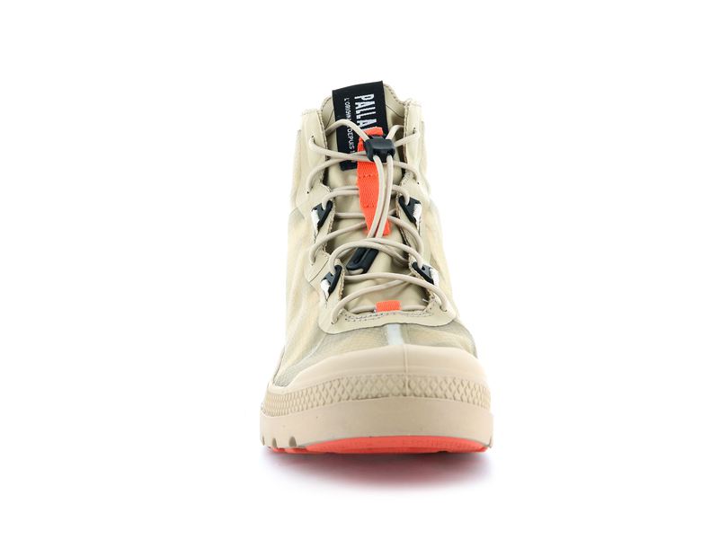 Men's Palladium Travel Lite+ Adventure High Tops Beige | UAE  XLSMZ9437