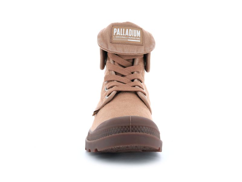 Women's Palladium Baggy Boots Brown | UAE  NPJGC3742