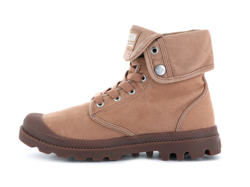 Women's Palladium Baggy Boots Brown | UAE  NPJGC3742