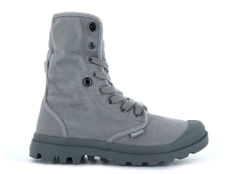 Women's Palladium Baggy Boots Titanium | UAE  FKTMI8439