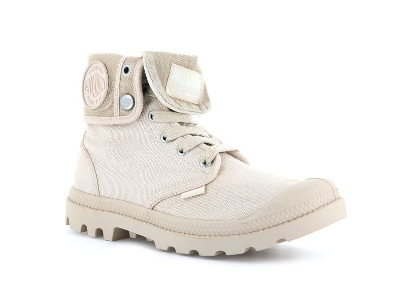 Women's Palladium Baggy High Tops Beige | UAE  JIADM5394