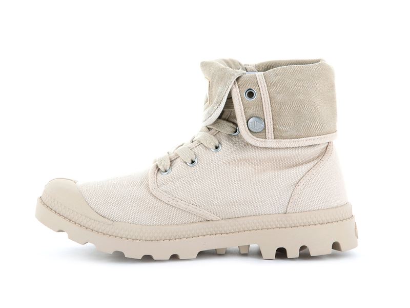 Women's Palladium Baggy High Tops Beige | UAE  JIADM5394