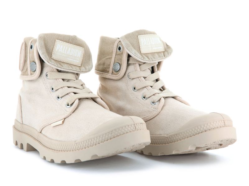 Women's Palladium Baggy High Tops Beige | UAE  JIADM5394