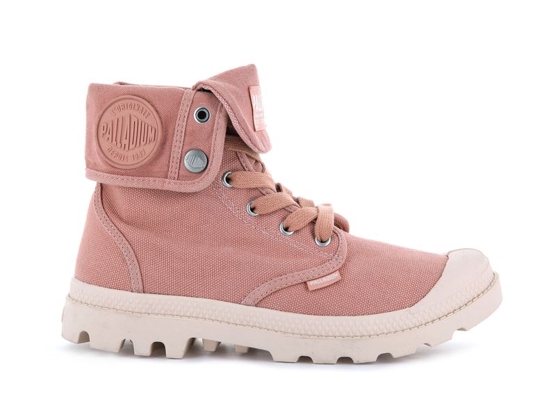 Women\'s Palladium Baggy High Tops Rose | UAE  ZCWEV1743