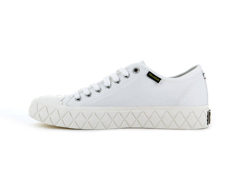 Women's Palladium Palla Ace Canvas Low Tops White | UAE  ICYQL3291