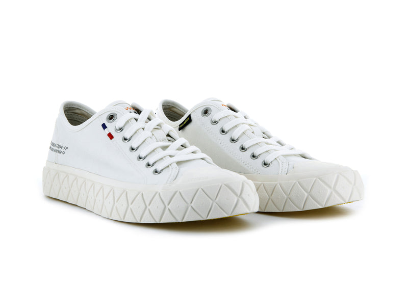 Women's Palladium Palla Ace Canvas Low Tops White | UAE  ICYQL3291