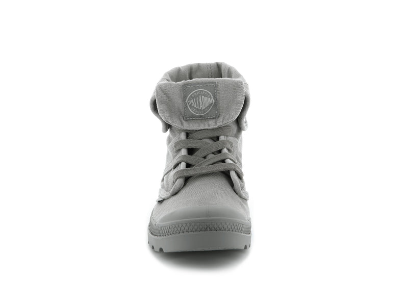 Women's Palladium Pallabrousse Baggy High Tops Titanium | UAE  OTPWC1530