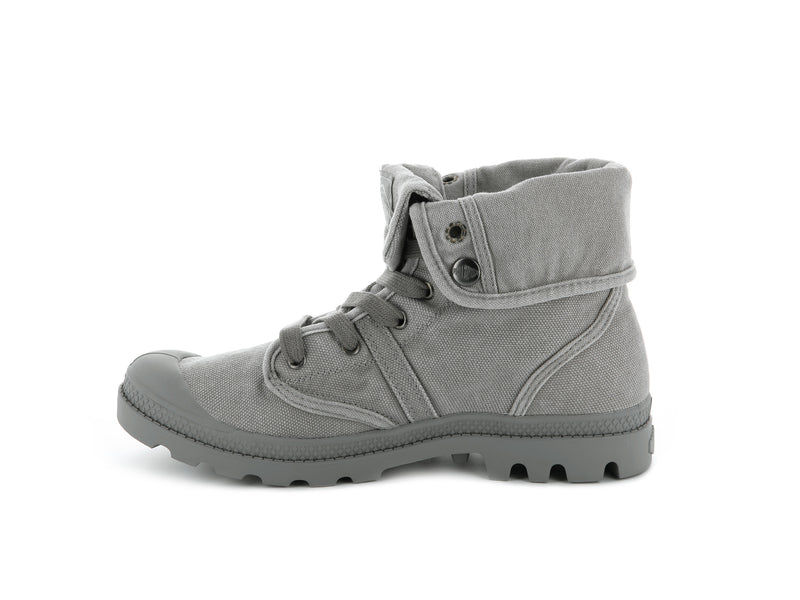 Women's Palladium Pallabrousse Baggy High Tops Titanium | UAE  OTPWC1530