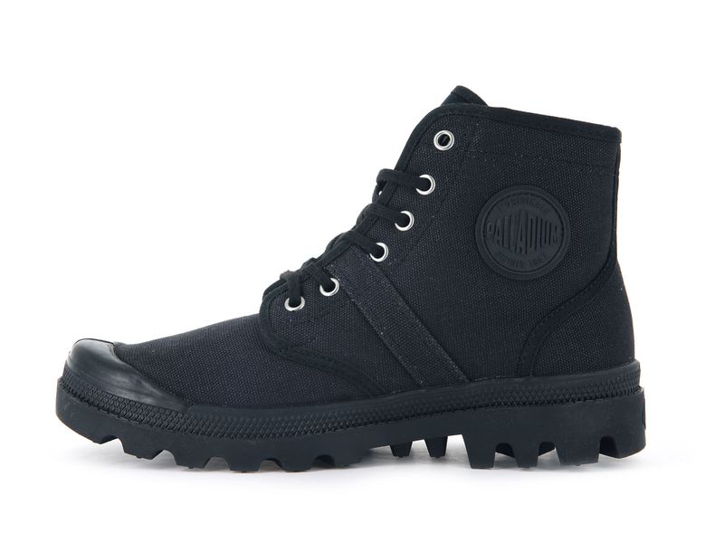 Women's Palladium Pallabrousse Boots Black | UAE  MJWAL2651