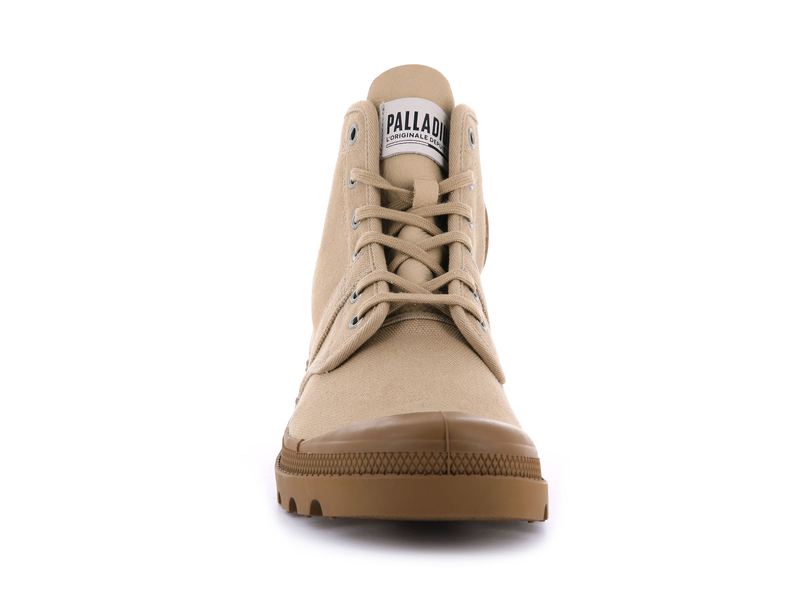 Women's Palladium Pallabrousse Legion 75th High Tops Brown | UAE  EQBYX9246