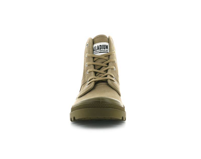 Women's Palladium Pallabrousse Legion High Tops Olive | UAE  UWKQL5423