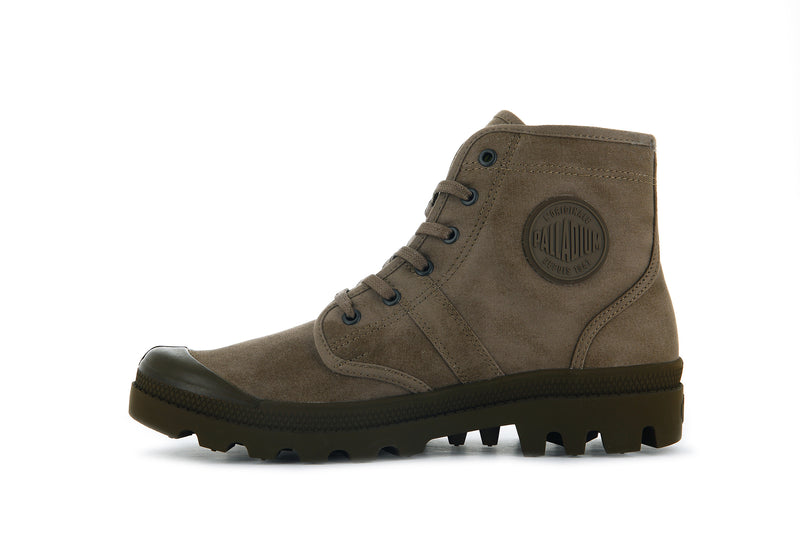 Women's Palladium Pallabrousse Legion Wax Boots Brown | UAE  BJNLM5834