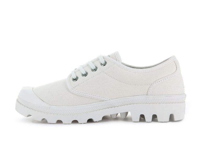 Women's Palladium Pallabrousse Oxford Low Tops White | UAE  OAPTK3659