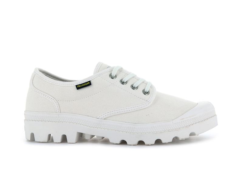 Women\'s Palladium Pallabrousse Oxford Low Tops White | UAE  OAPTK3659