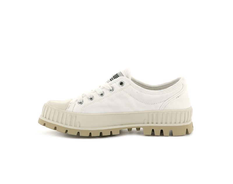 Women's Palladium Pallashock Og Low Tops White | UAE  FDAMX7803